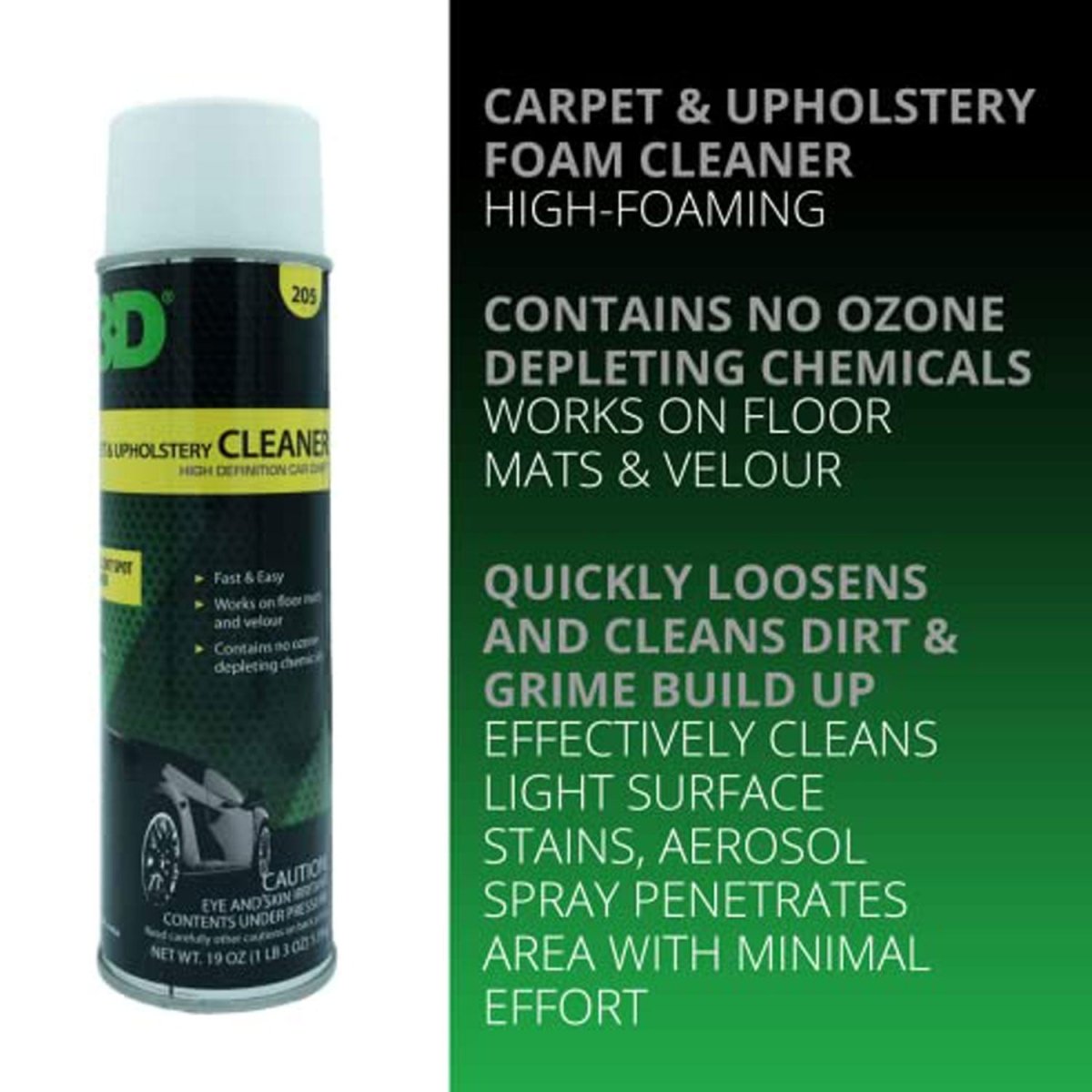 3D Foaming Carpet & Upholstery Cleaner - Detail Direct