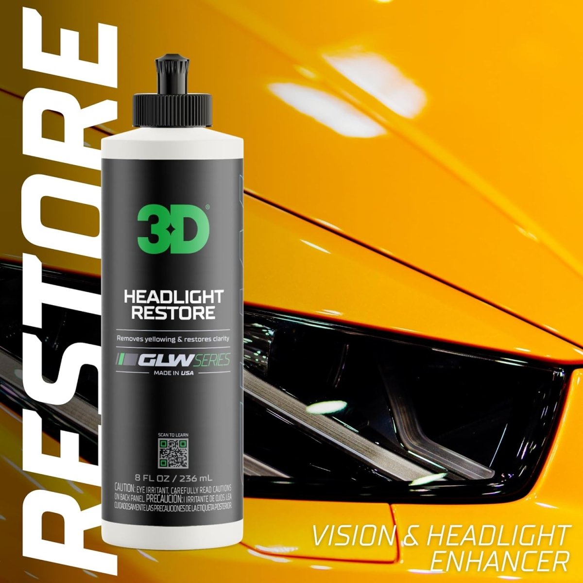 3D GLW Series Headlight Restore - Detail Direct