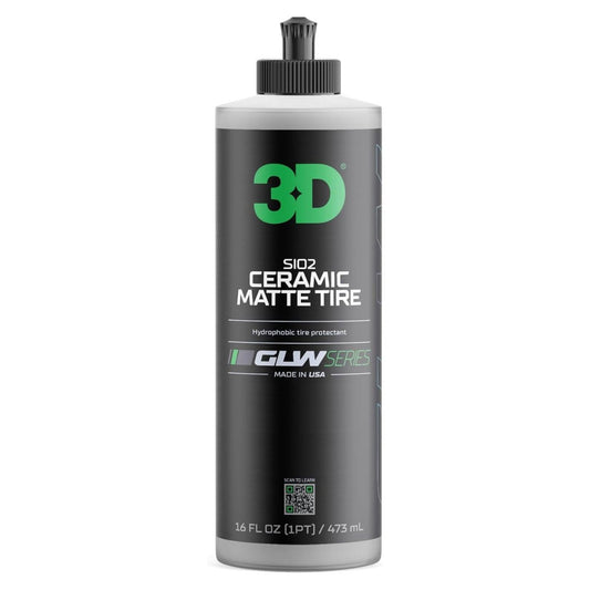 3D GLW Series SiO2 Ceramic Matte Tire Shine - Detail Direct