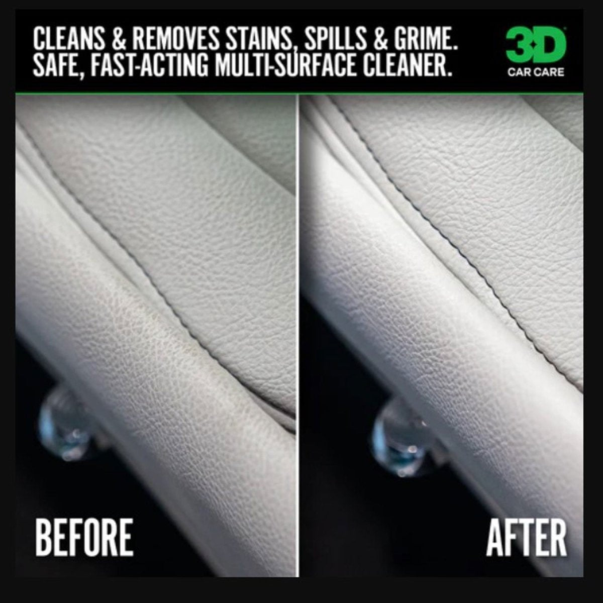 3D LVP Leather, Vinyl, Plastic Interior Cleaner - Detail Direct