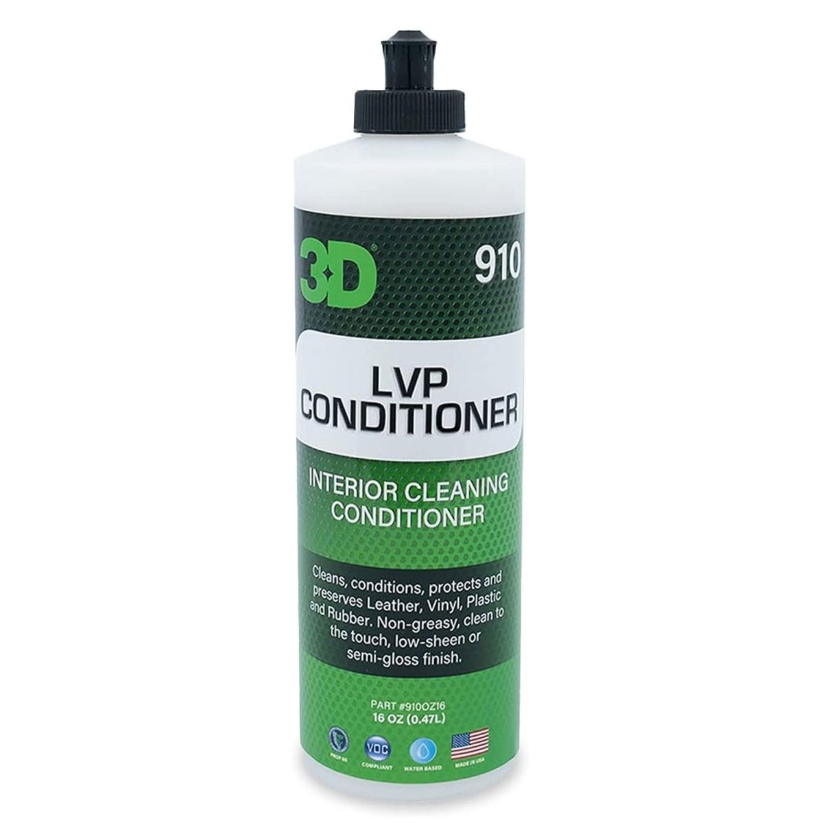 3D LVP Leather, Vinyl, Plastic Interior Conditioner - Detail Direct