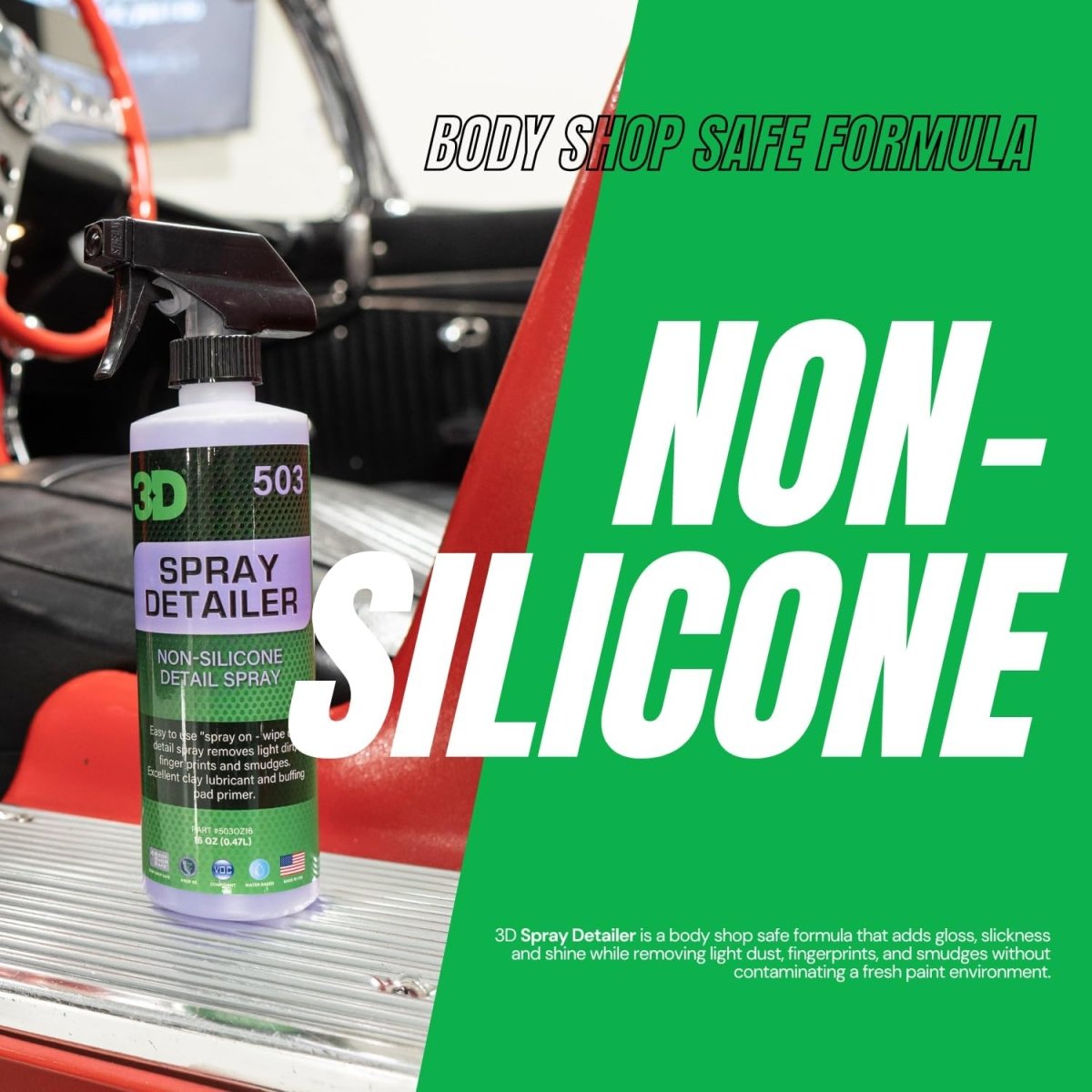 3D Spray Detailer Non - Silicone - Detail Direct