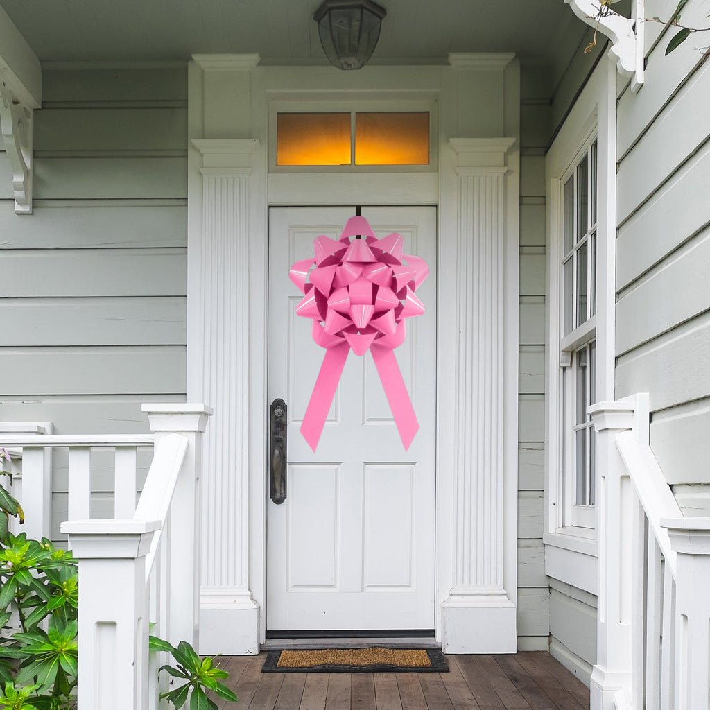 Big Front Door Bow - 28" Giant Bow For House - Detail Direct