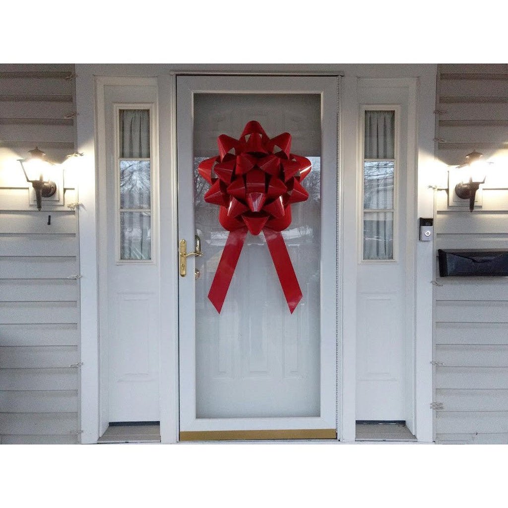 Big Front Door Bow - 28" Giant Bow For House - Detail Direct