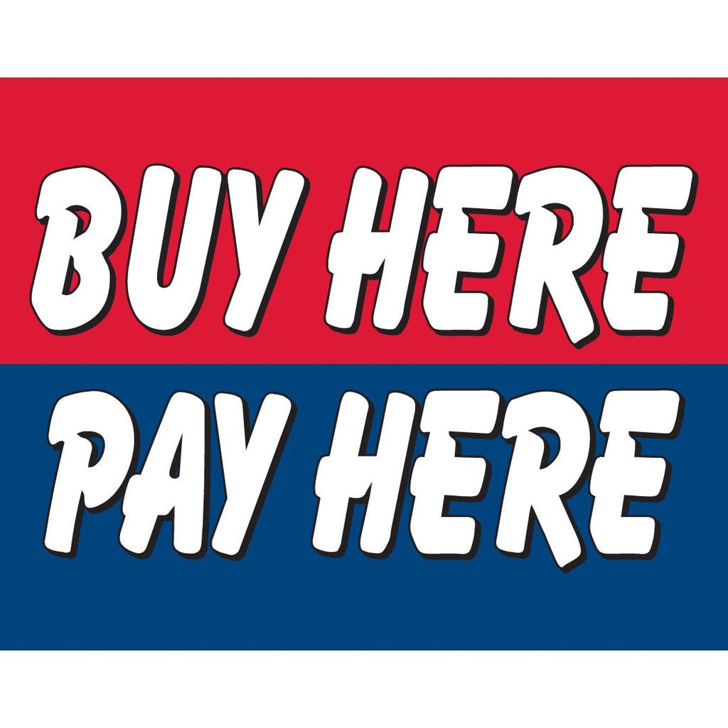 Buy Here Pay Here Car Flag - Detail Direct