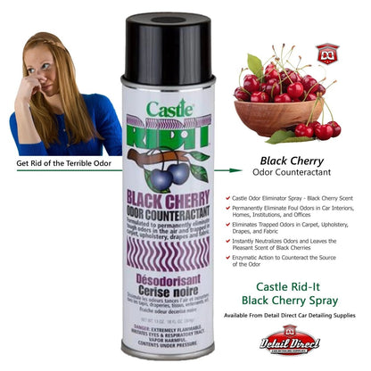 Castle Rid It Odor Eliminator Black Cherry - Detail Direct