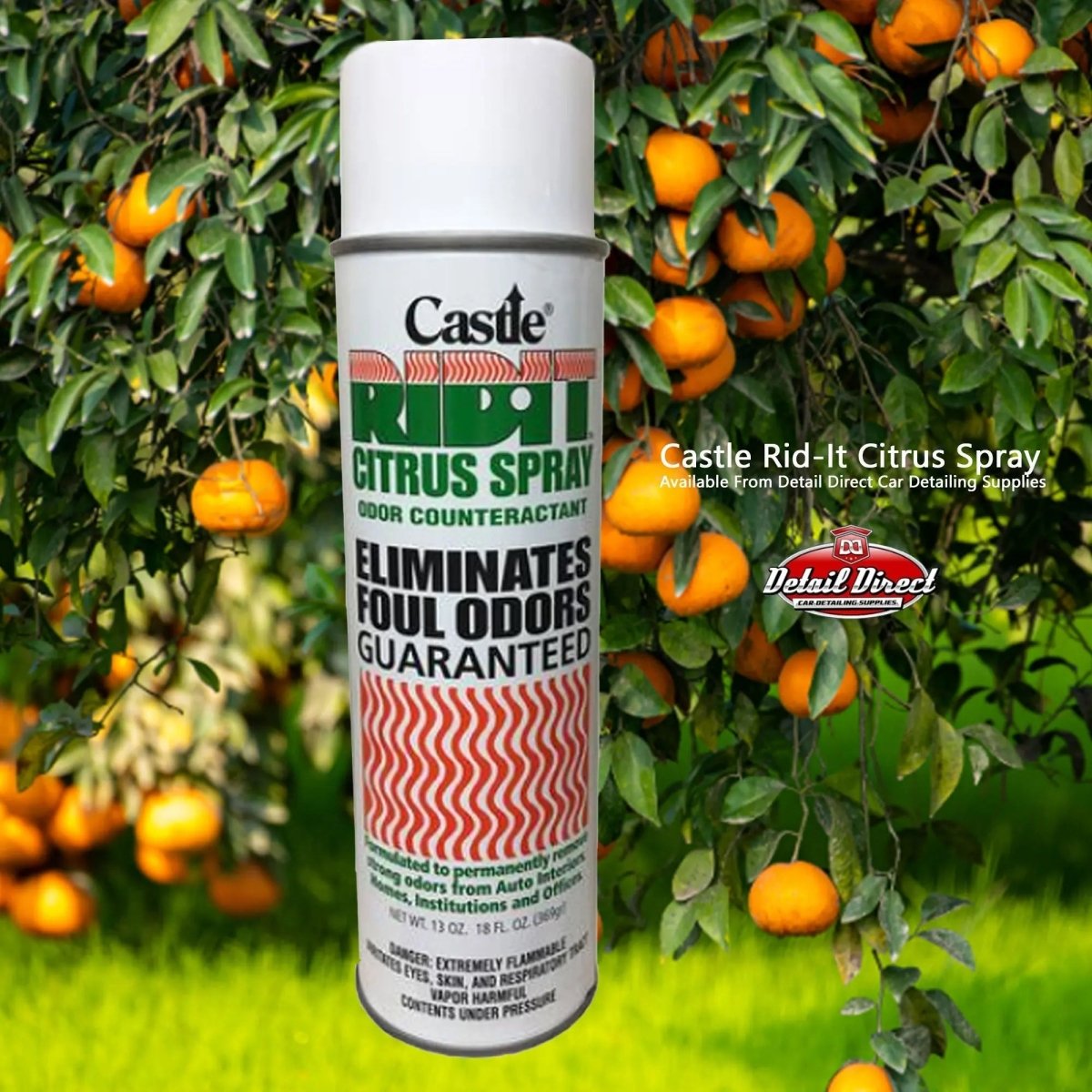 Castle Rid It Odor Eliminator Citrus - Detail Direct