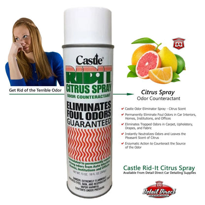 Castle Rid It Odor Eliminator Citrus - Detail Direct