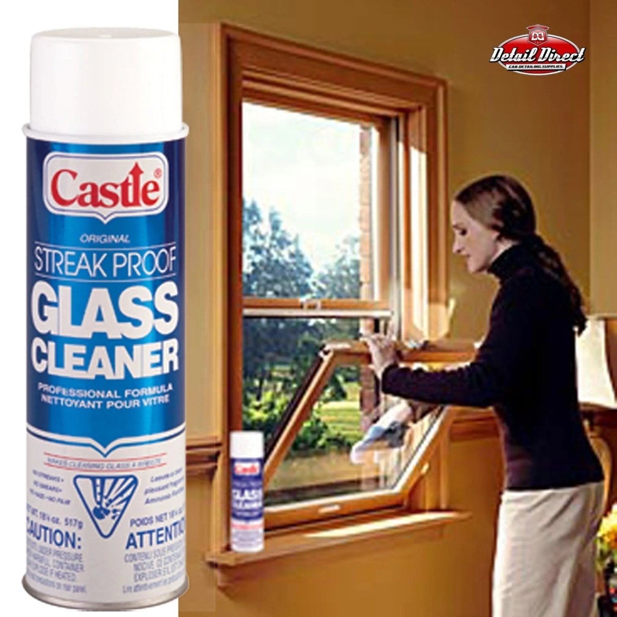 Castle Streak Proof Glass Cleaner - Detail Direct