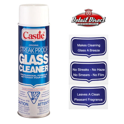 Castle Streak Proof Glass Cleaner (Case of 12) - Detail Direct