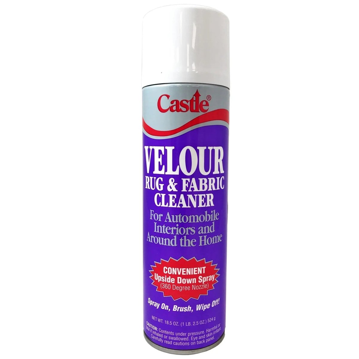 Castle Velour Foaming Carpet & Upholstery Cleaner - Detail Direct