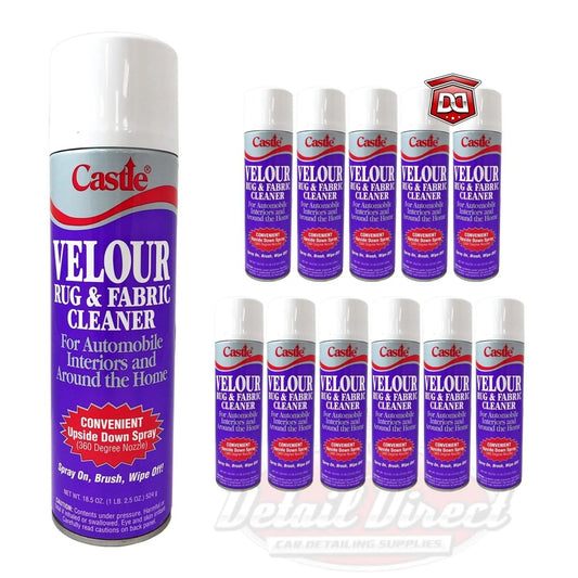 Castle Velour Foaming Carpet & Upholstery Cleaner - Detail Direct