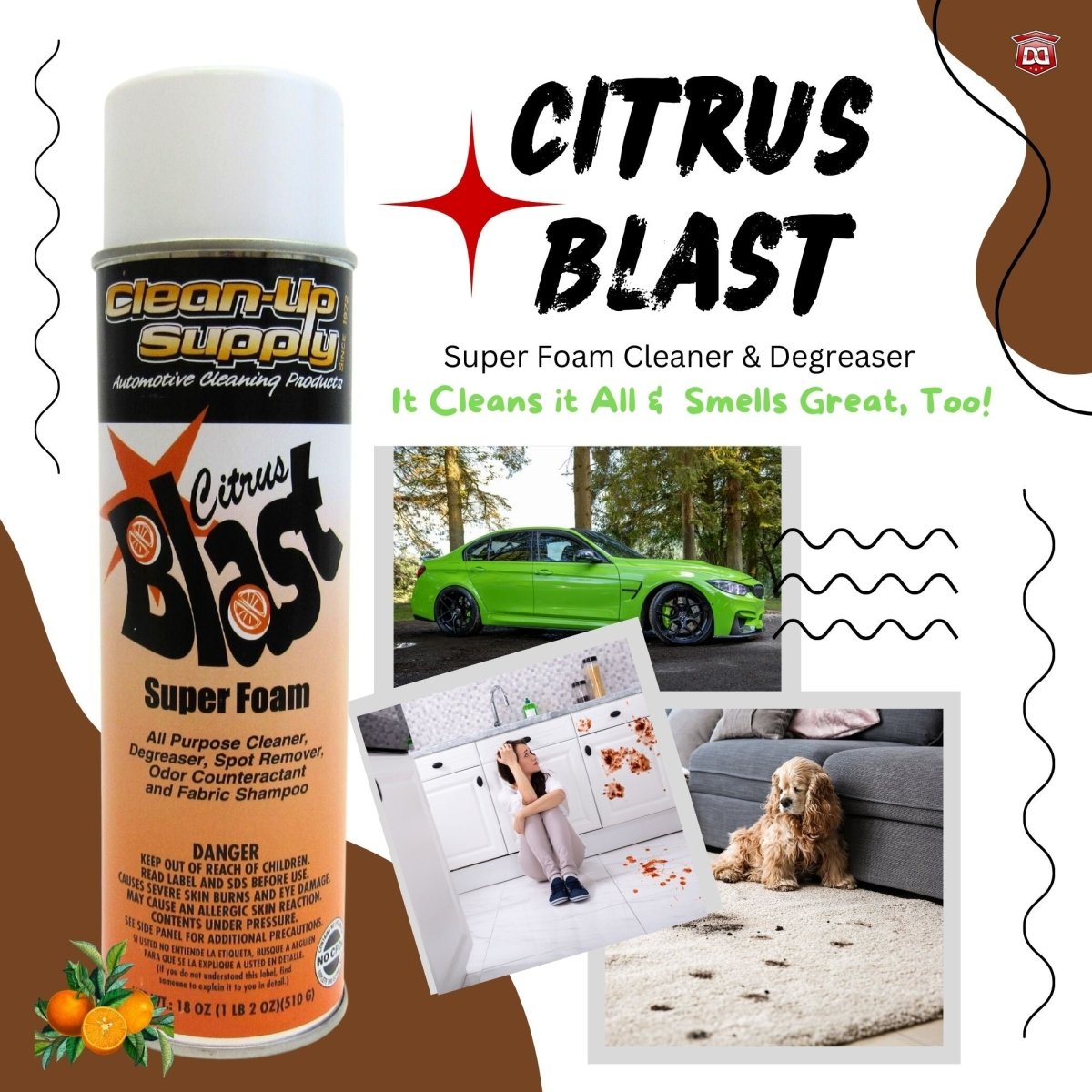 Clean-Up Supply Citrus Blast All Purpose Cleaner & Degreaser - Detail Direct