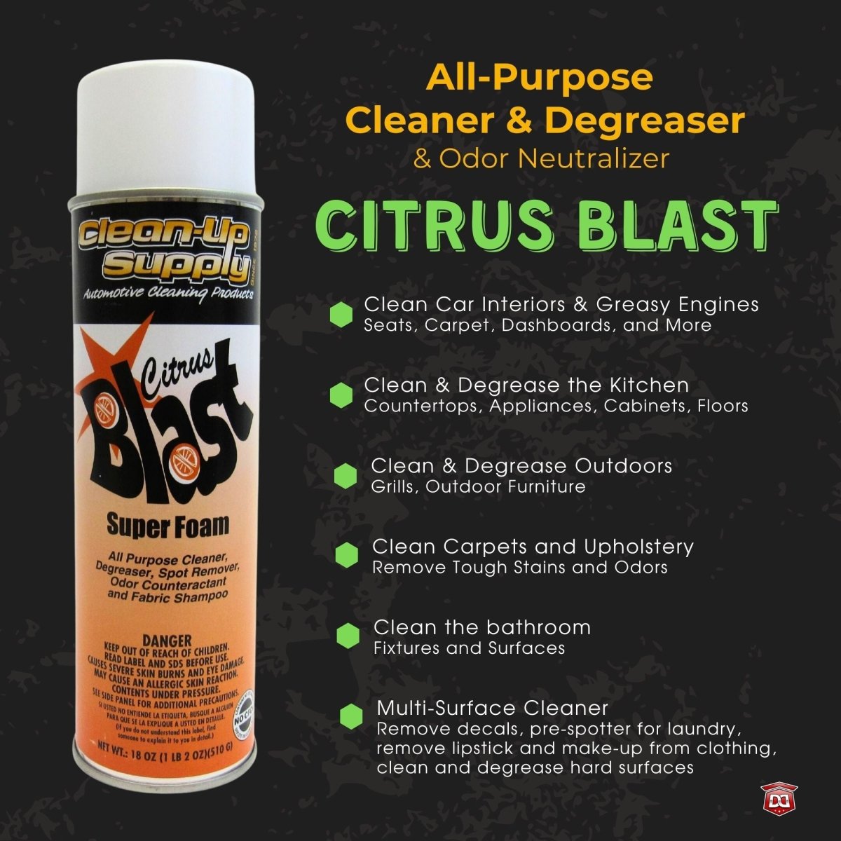 Clean-Up Supply Citrus Blast All Purpose Cleaner & Degreaser - Detail Direct