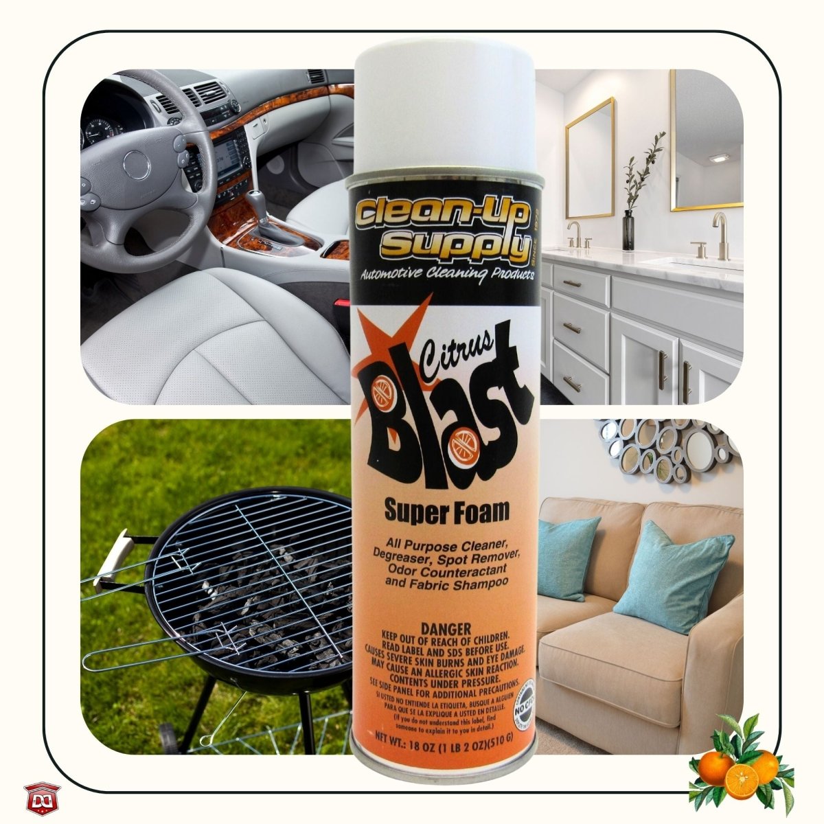 Clean-Up Supply Citrus Blast All Purpose Cleaner & Degreaser - Detail Direct