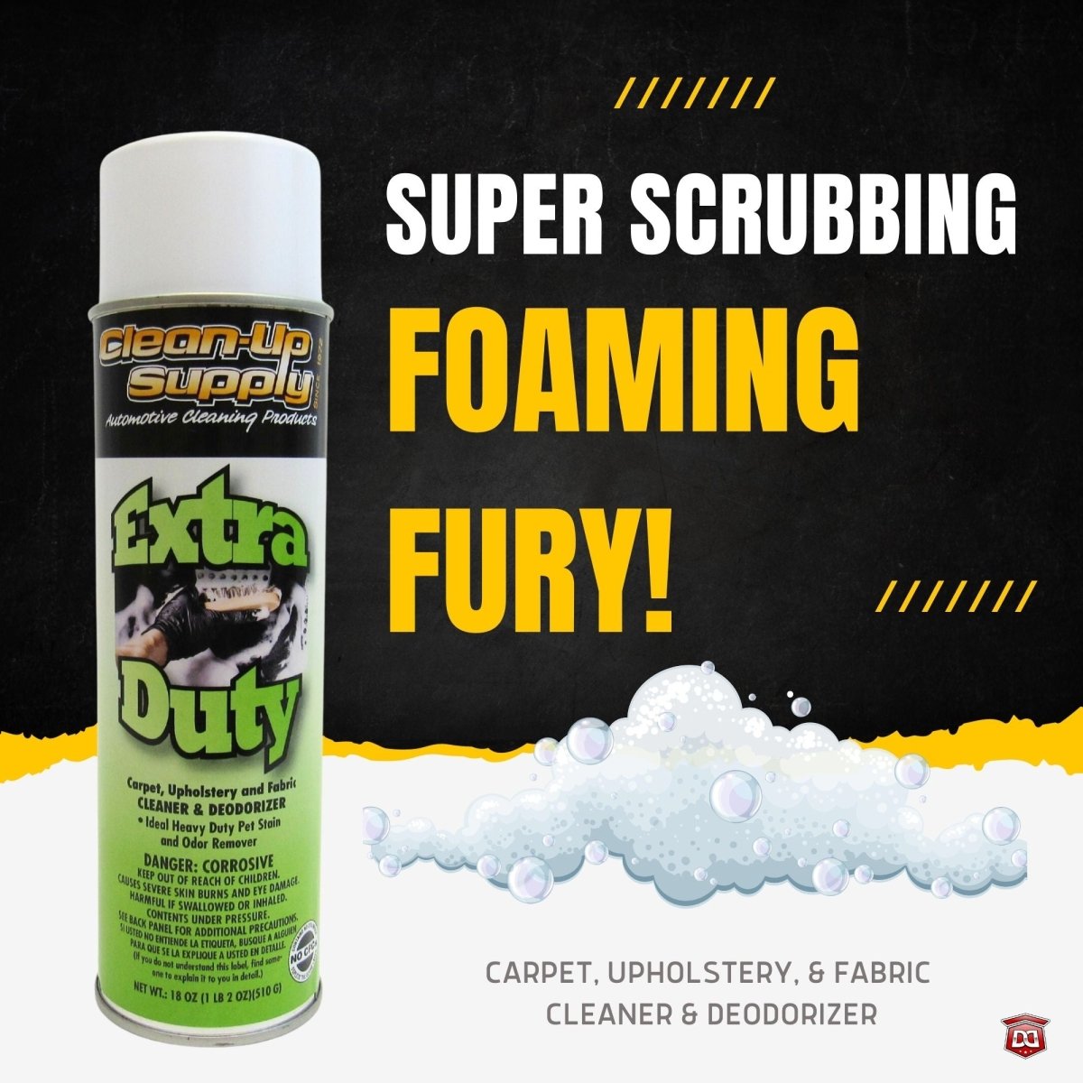 Clean-Up Supply Extra Duty Carpet & Upholstery Cleaner - Detail Direct