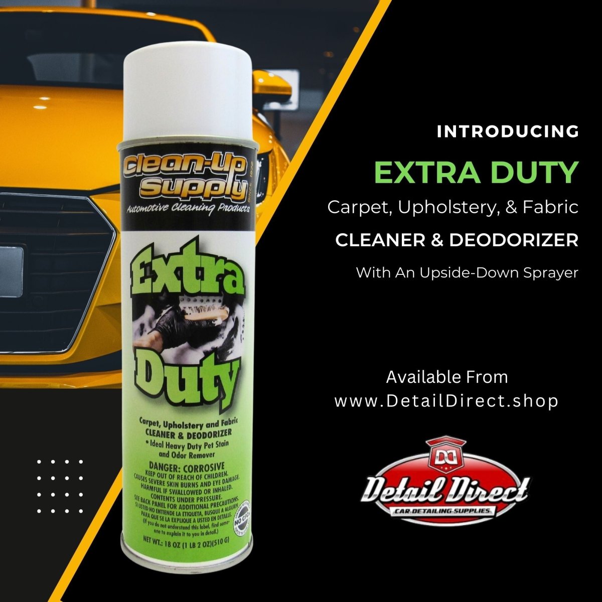 Clean-Up Supply Extra Duty Carpet & Upholstery Cleaner - Detail Direct