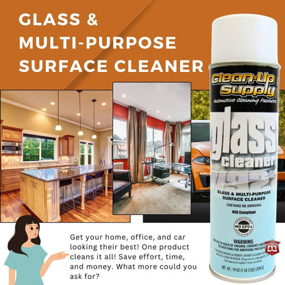 Clean-Up Supply Glass & Multi-Purpose Surface Cleaner - Detail Direct