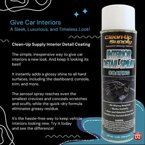 Clean-Up Supply Interior Detail Spray Coating - Detail Direct