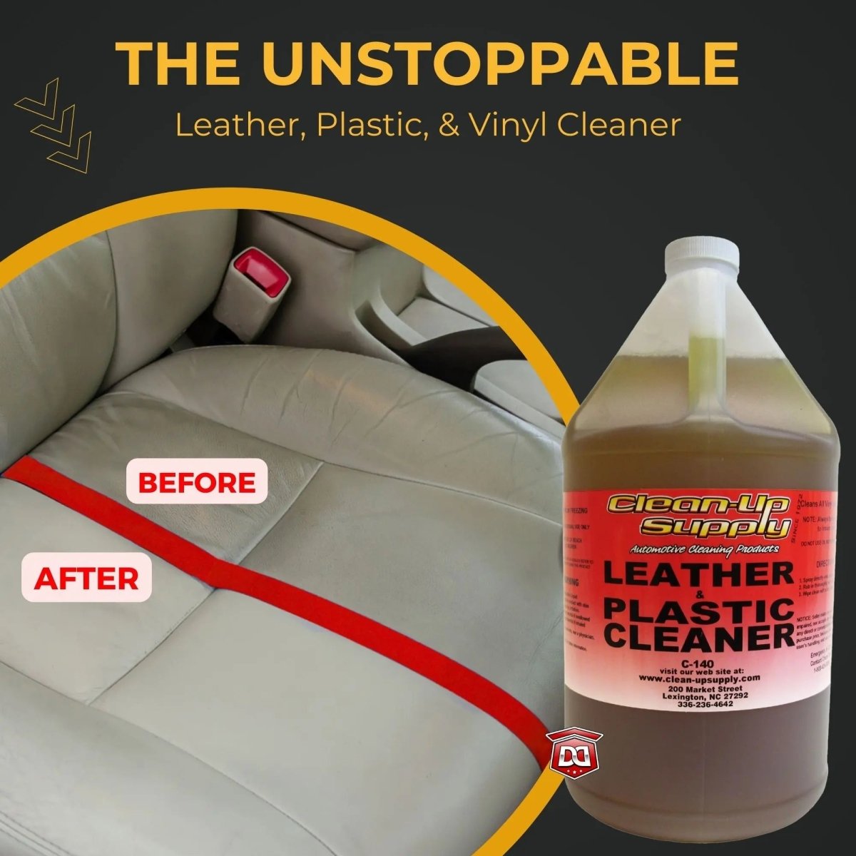 Clean-Up Supply Leather & Plastic Cleaner - Detail Direct