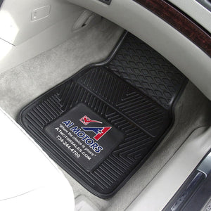 Custom Printed Heavy Duty All - Weather Vinyl Molded Car Mats (2 - Piece Set) - Detail Direct