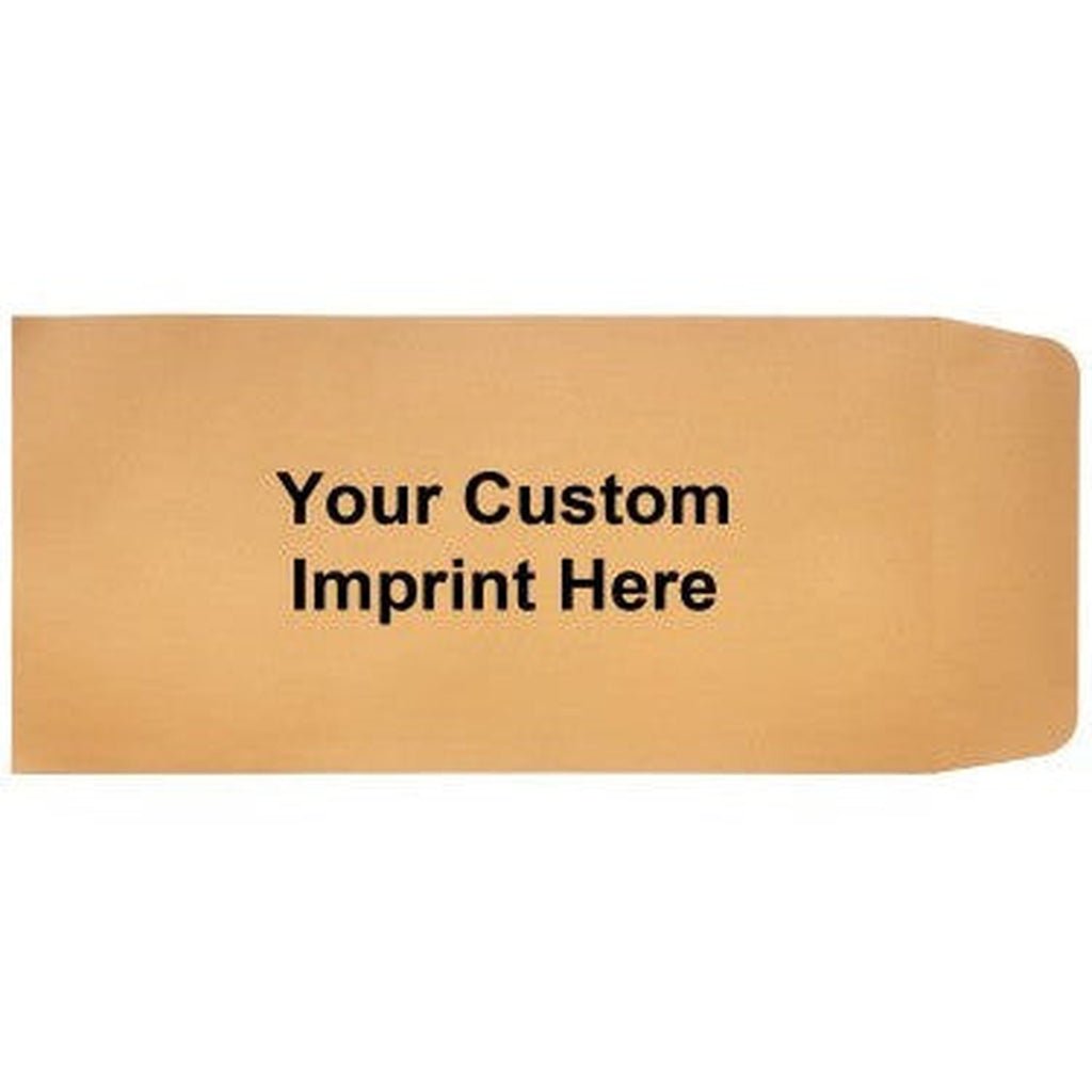 Custom Self Seal Brown Kraft License Plate Envelopes - Detail Direct