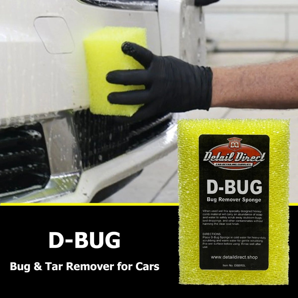 D-BUG Scrubber Sponge - Detail Direct