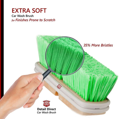 DETAIL DIRECT Car Wash Brush with Extra Soft Bristles - Detail Direct