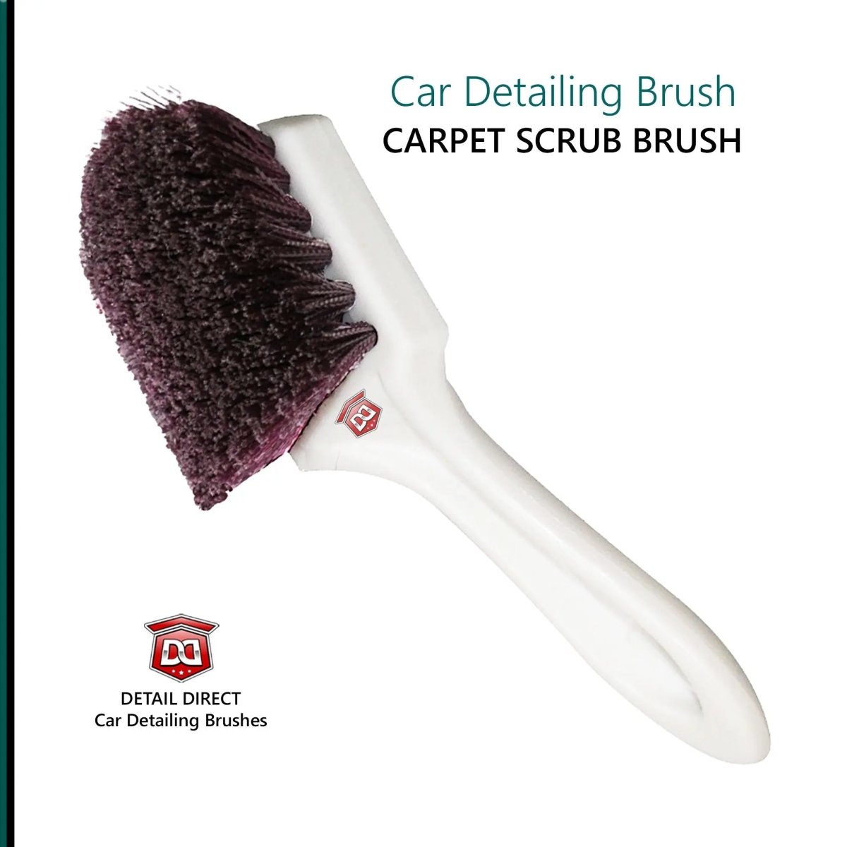 DETAIL DIRECT Carpet Cleaning Brush with Stiff Bristles - Detail Direct