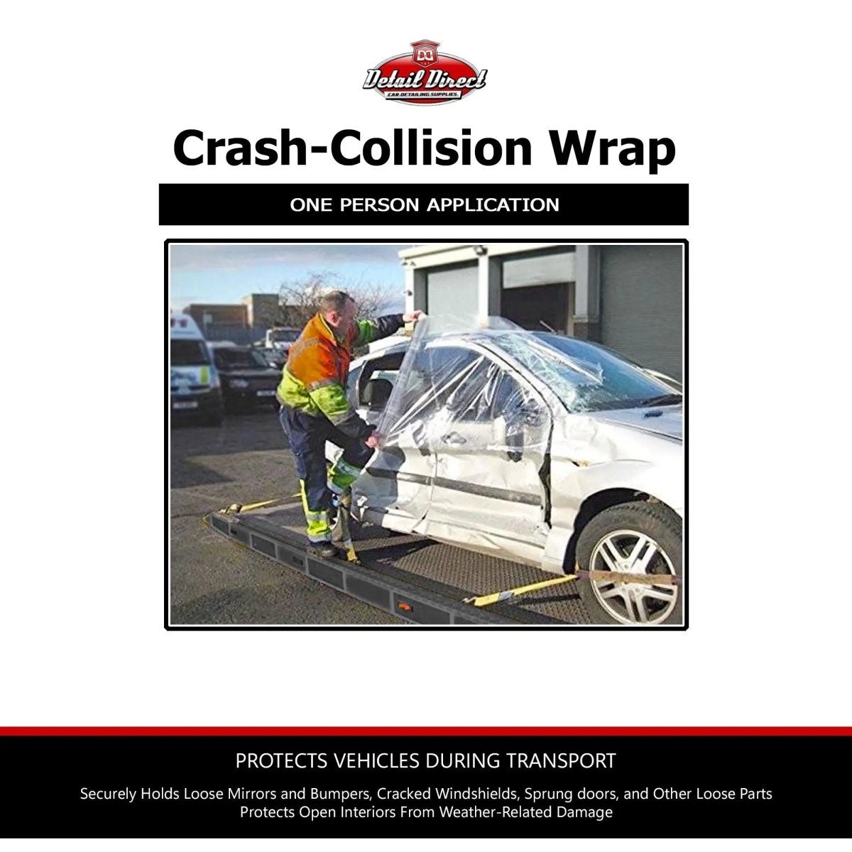 DETAIL DIRECT Collision Wrap Clear 3 mil - Detail Direct