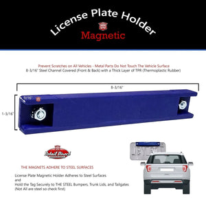 DETAIL DIRECT License Plate Magnetic Holder - Detail Direct