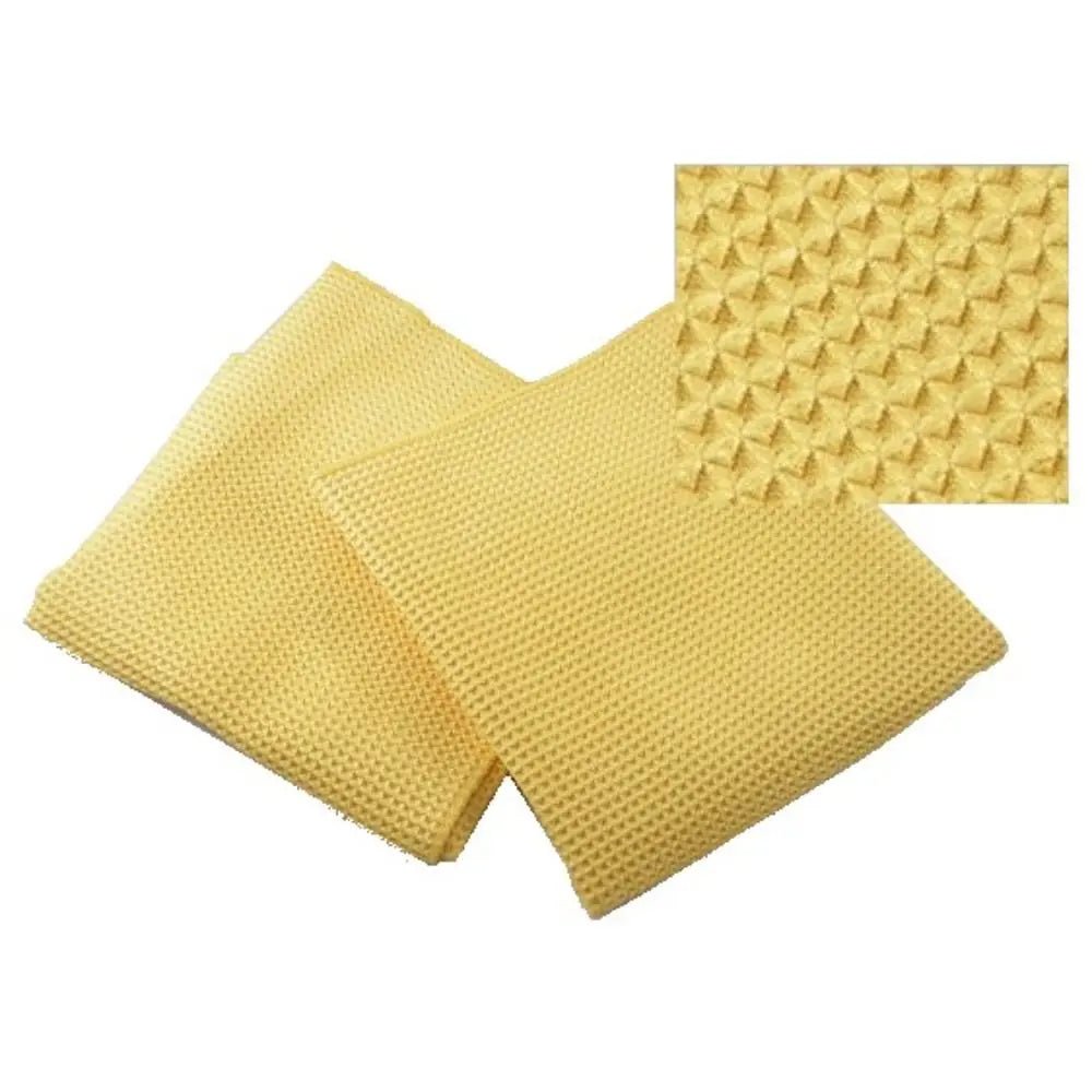 DETAIL DIRECT Microfiber Towel Waffle Weave 16 x 24 Gold - Detail Direct