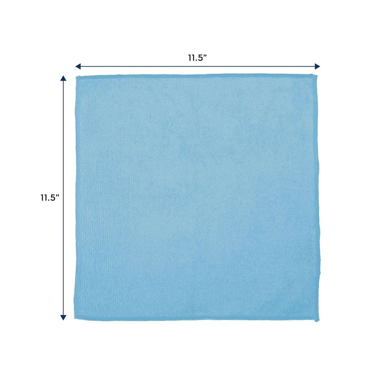 DETAIL DIRECT Microfiber Towels 11.5 x 11.5 Light Blue (2-Pack) - Detail Direct