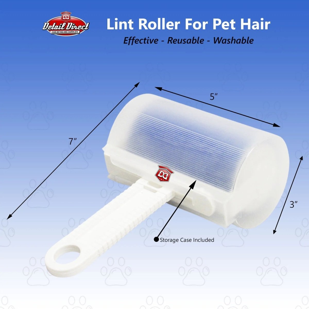 DETAIL DIRECT Pet Hair Remover and Lint Roller - Detail Direct