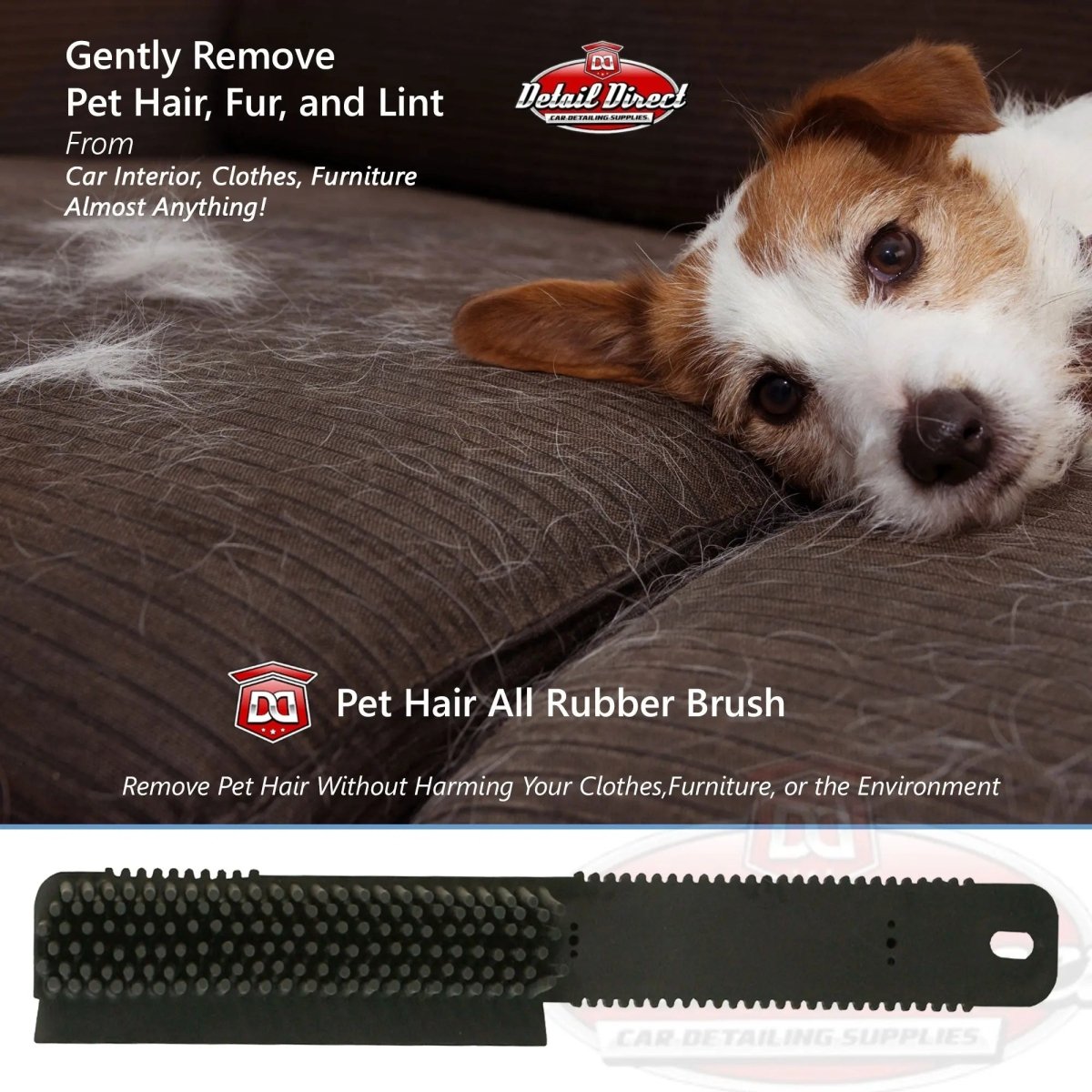 DETAIL DIRECT Pet Hair Remover Brush - Detail Direct