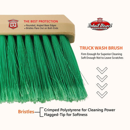 DETAIL DIRECT Truck Wash Brush 14-Inch with Soft Bristles - Detail Direct