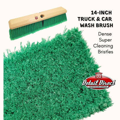 DETAIL DIRECT Truck Wash Brush 14-Inch with Soft Bristles - Detail Direct