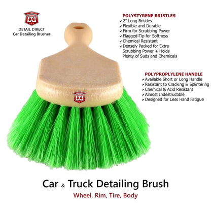 DETAIL DIRECT Wheel and Tire Brush Soft Bristles - Detail Direct