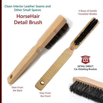 DETAIL DIRECT Wood Handle Horsehair Detail Brush - Detail Direct