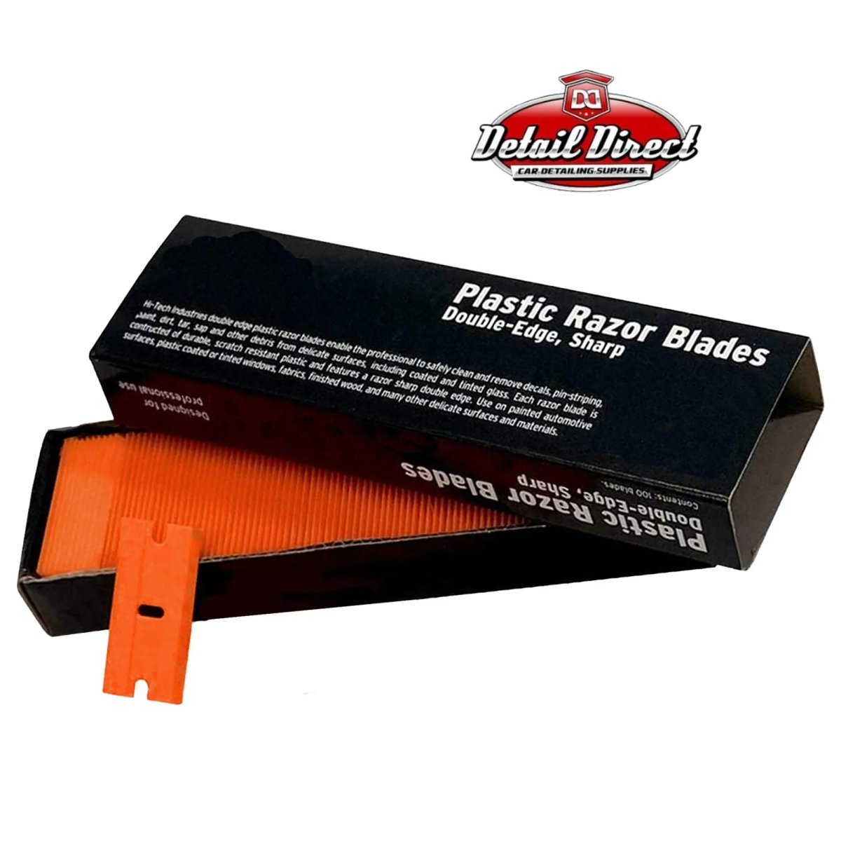 Double Sided Plastic Razor Blades - Detail Direct