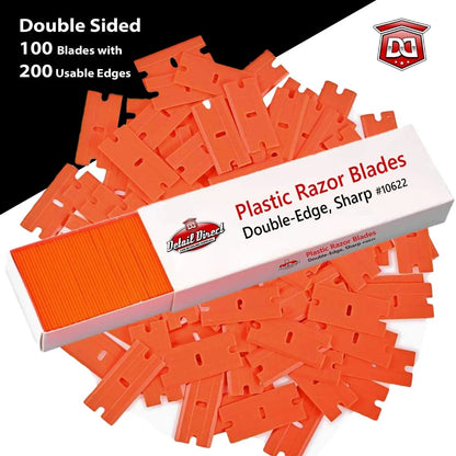 Double Sided Plastic Razor Blades - Detail Direct