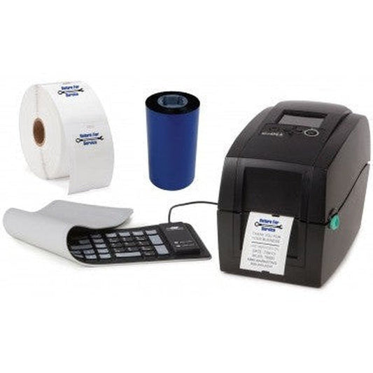 Godex RT200i Oil Change Sticker Printer Bundle - Detail Direct