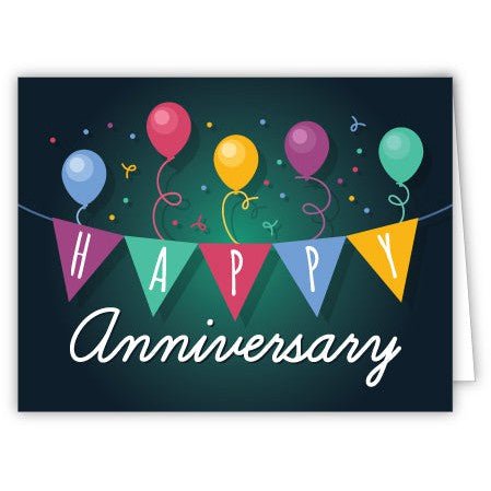 Happy Anniversary Greeting Cards - Detail Direct