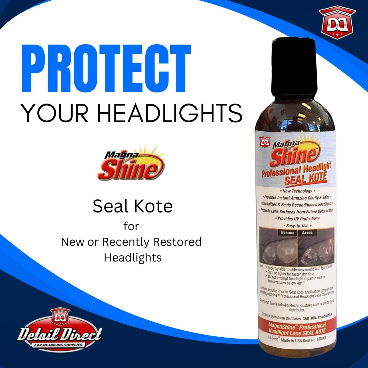 Headlight Lens Seal Kote (Magna Shine) - Detail Direct