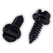 Load image into Gallery viewer, Hex Head Black License Plate Screws #14 x 3/4&quot; (Box of 100) - Detail Direct