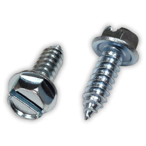 Hex Head License Plate Screws #14 x 3/4