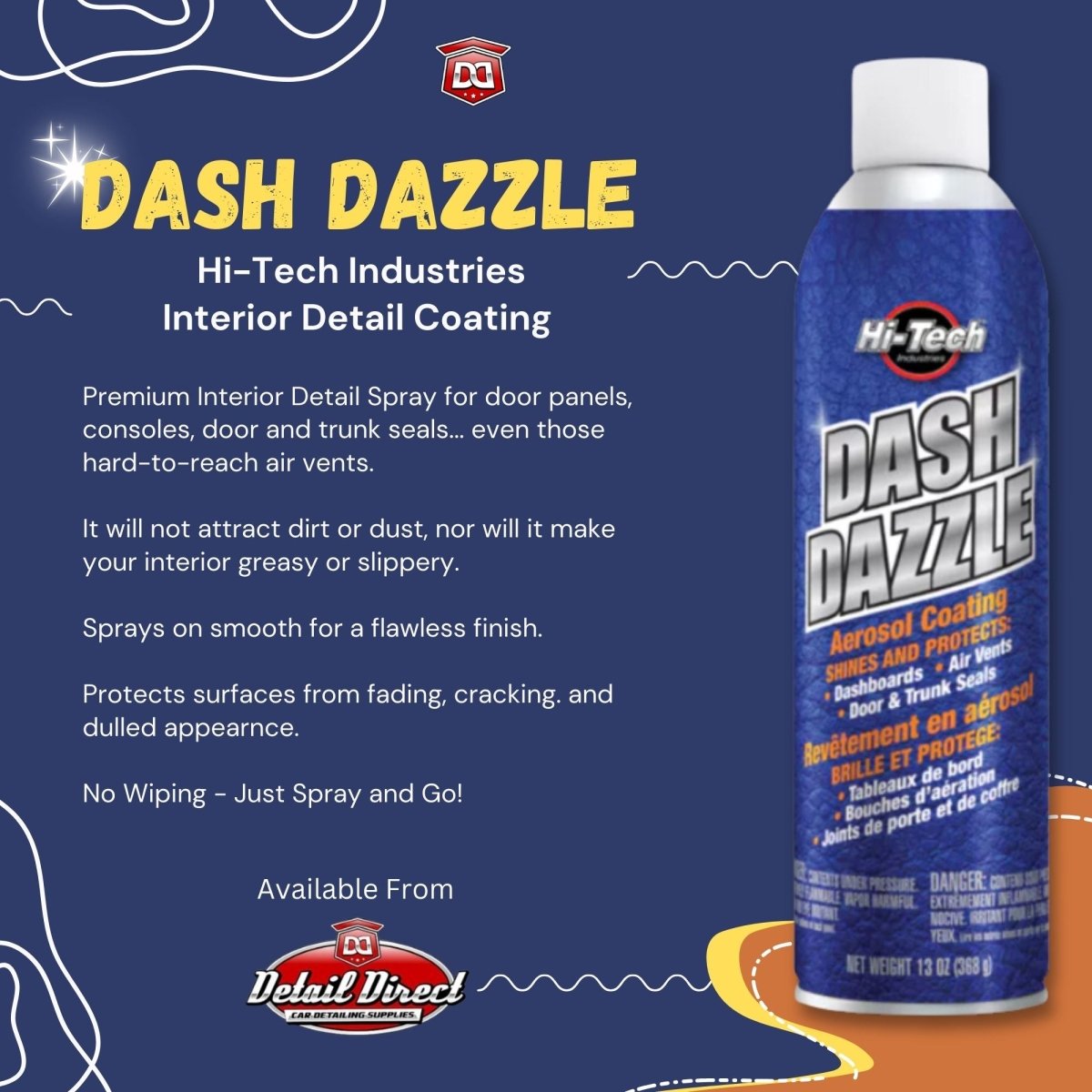 Hi-Tech Dash Dazzle Aerosol Dressing - Detail Direct