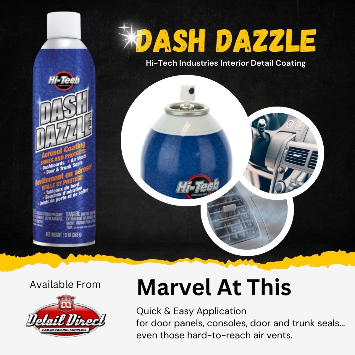 Hi-Tech Dash Dazzle Aerosol Dressing - Detail Direct