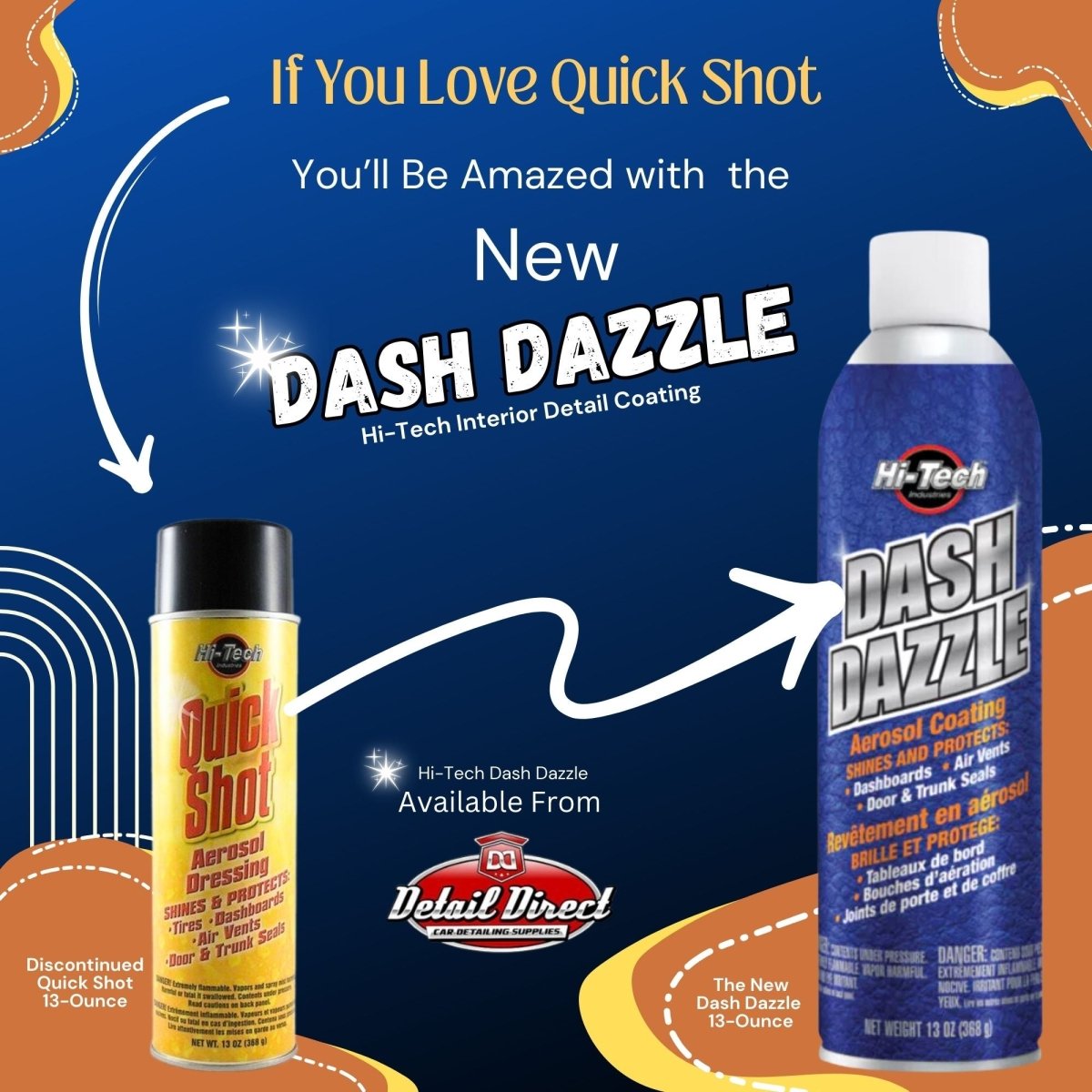 Hi-Tech Dash Dazzle Aerosol Dressing - Detail Direct