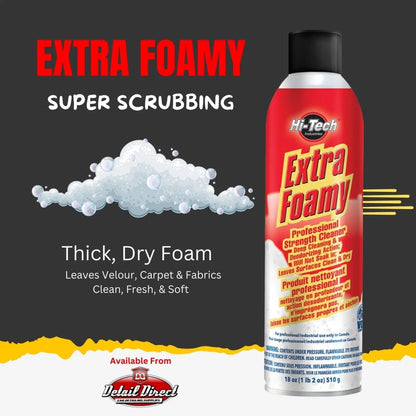 Hi-Tech Extra Foamy Carpet & Upholstery Cleaner - Detail Direct